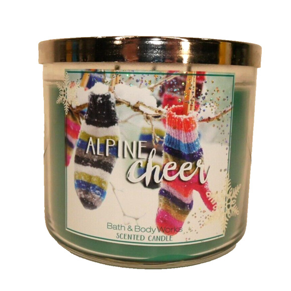 Bath & Body Works Other - Bath & Body Works 3-wick 14.5 oz Candle Balsam Cedarwood Cranberry Alpine Cheer